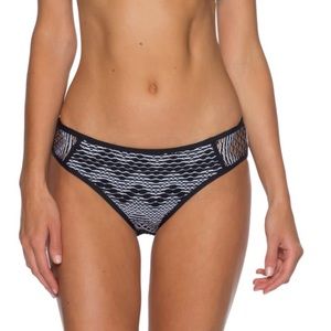 BECCA - Black and White Crochet Swimsuit Bottom